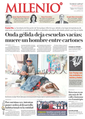 Cover of Milenio Tamaulipas