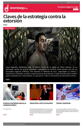 Cover of Sin Embargo Opinion