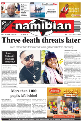 Cover of The Namibian