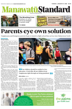 Cover of Manawatu Standard