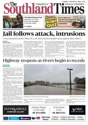 Cover of The Southland Times