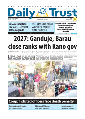 Cover of Daily Trust