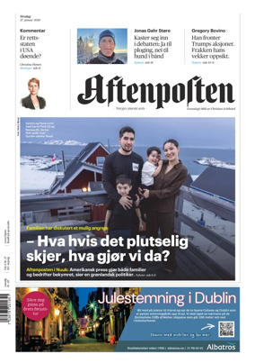 Cover of Aftenposten