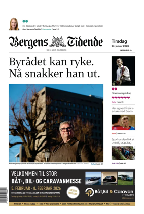 Cover of Bergens Tidende