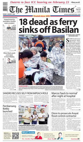 Cover of The Manila Times