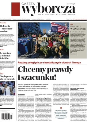 Cover of Gazeta Wyborcza