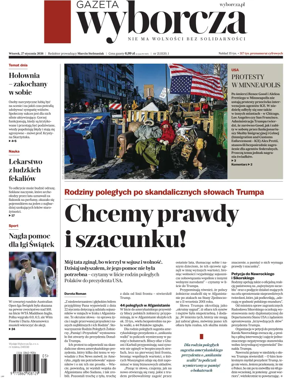 Cover of Gazeta Wyborcza Stoleczna