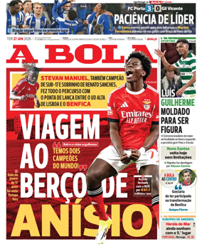 Cover of A BOLA (Portuguese)
