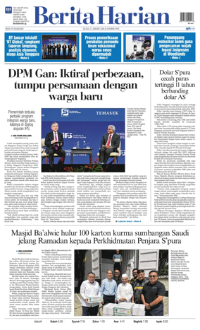 Cover of Berita Harian
