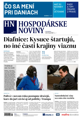 Cover of Hospodarske noviny