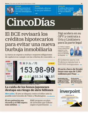 Cover of Cinco Dias