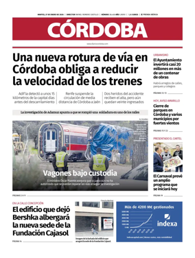 Cover of Diario Cordoba