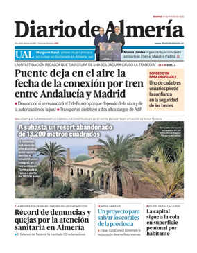Cover of Diario de Almeria