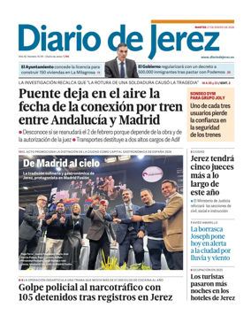 Cover of Diario de Jerez