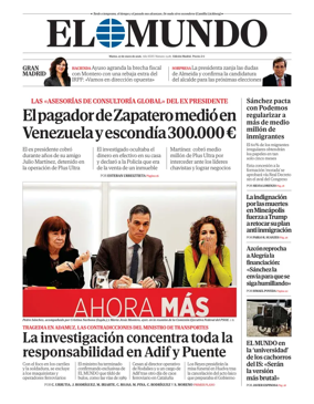 Cover of El Mundo Madrid