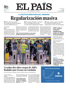 Cover of EL PAIS Catalunya