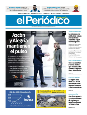 Cover of El Periodico Aragon