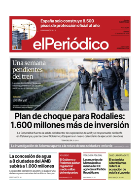 Cover of El Periodico - Castellano