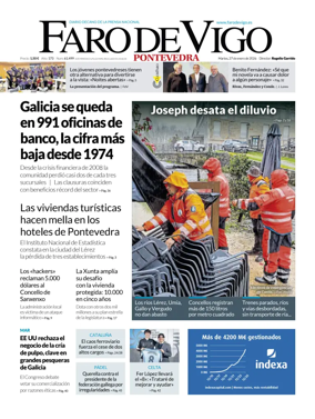 Cover of Faro de Vigo (Pontevedra)