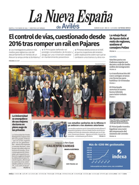 Cover of La Nueva Espana (Aviles)