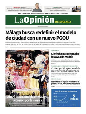 Cover of La Opinion de Malaga
