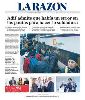 Cover of La Razon (Levante)