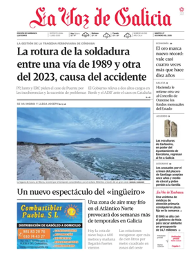 Cover of La Voz de Galicia (Barbanza)