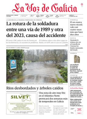 Cover of La Voz de Galicia (Deza)