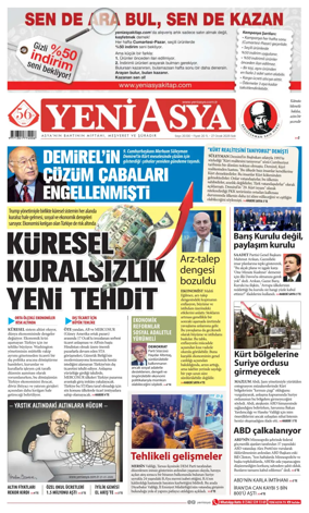Cover of Yeni Asya