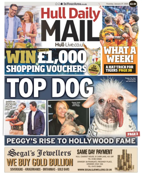 Cover of Hull Daily Mail