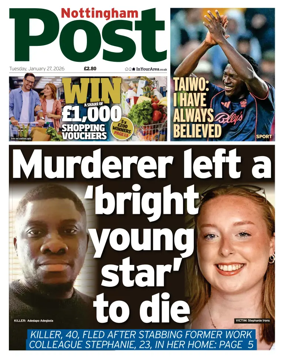 Cover of Nottingham Post