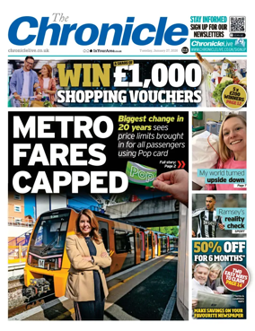 Cover of The Chronicle (South Tyneside and Durham)