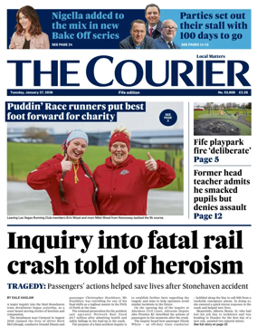Cover of The Courier & Advertiser (Fife Edition)
