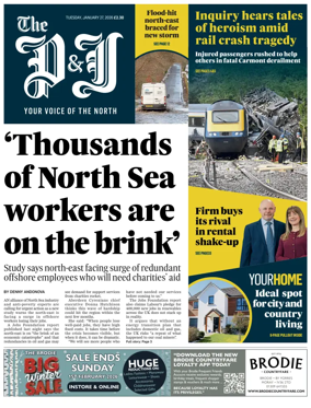 Cover of The Press and Journal (Aberdeen and Aberdeenshire)