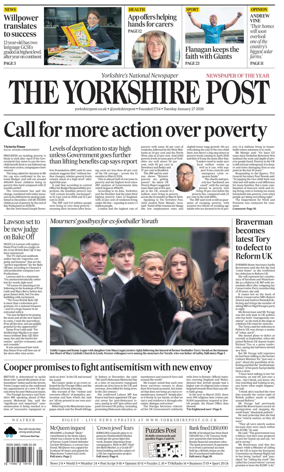 Cover of Yorkshire Post