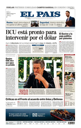 Cover of El Pais (Uruguay)