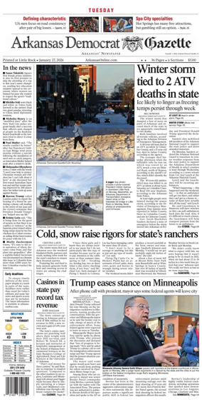 Cover of Arkansas Democrat-Gazette