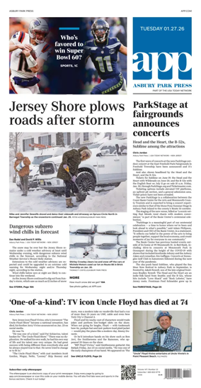 Cover of Asbury Park Press