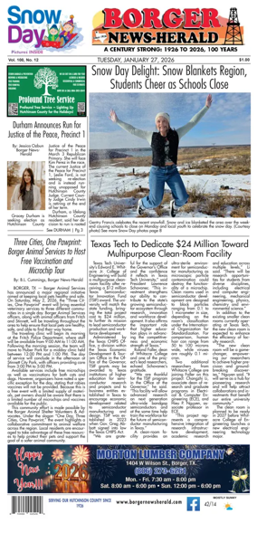 Cover of Borger News-Herald