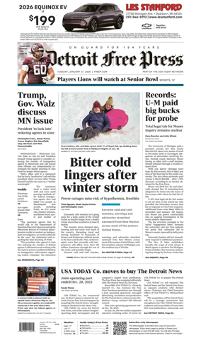 Cover of Detroit Free Press