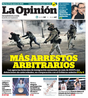 Cover of La Opinion