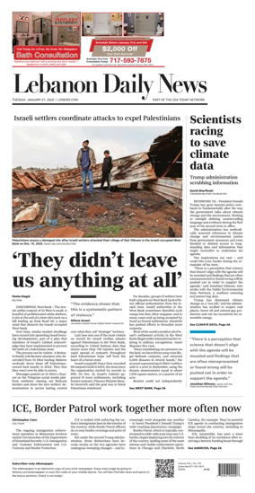 Cover of Lebanon Daily News