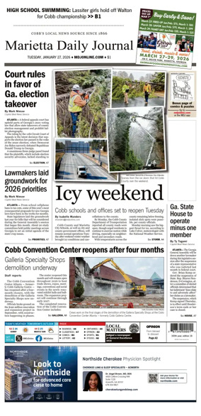 Cover of Marietta Daily Journal