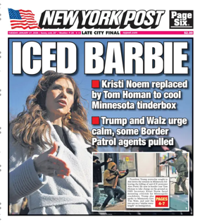 Cover of New York Post