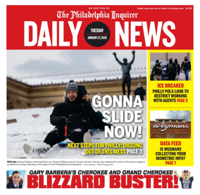 Cover of Philadelphia Daily News