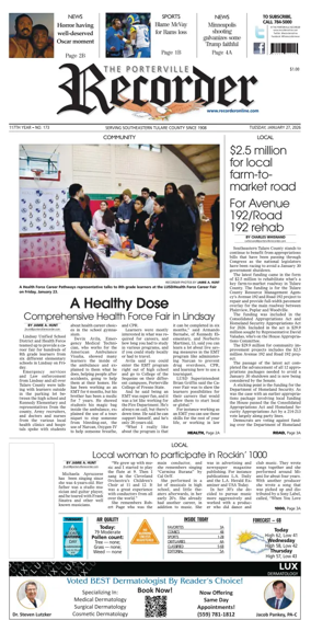 Cover of Porterville Recorder