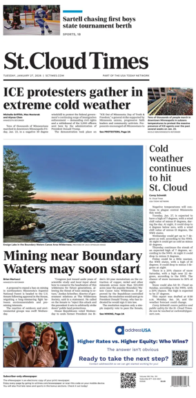 Cover of St. Cloud Times