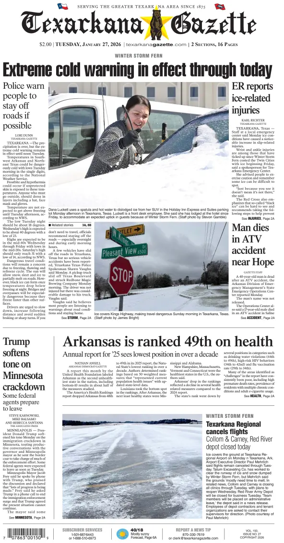 Cover of Texarkana Gazette