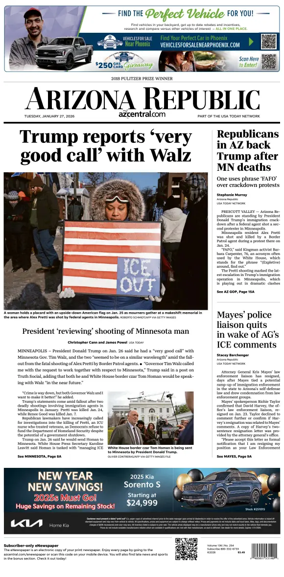 Cover of The Arizona Republic