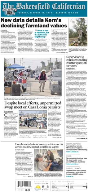 Cover of The Bakersfield Californian